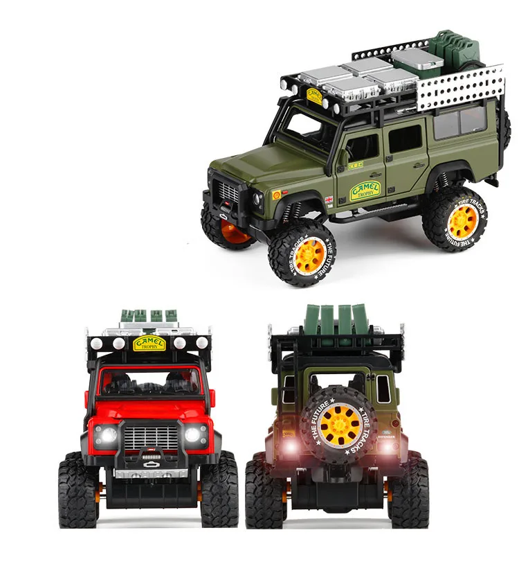 1/28 Diecasts игрушечный транспорт защитник Кубок с верблюдом модель автомобиля звуковой светильник автомобиль игрушки для детей подарок коллекция