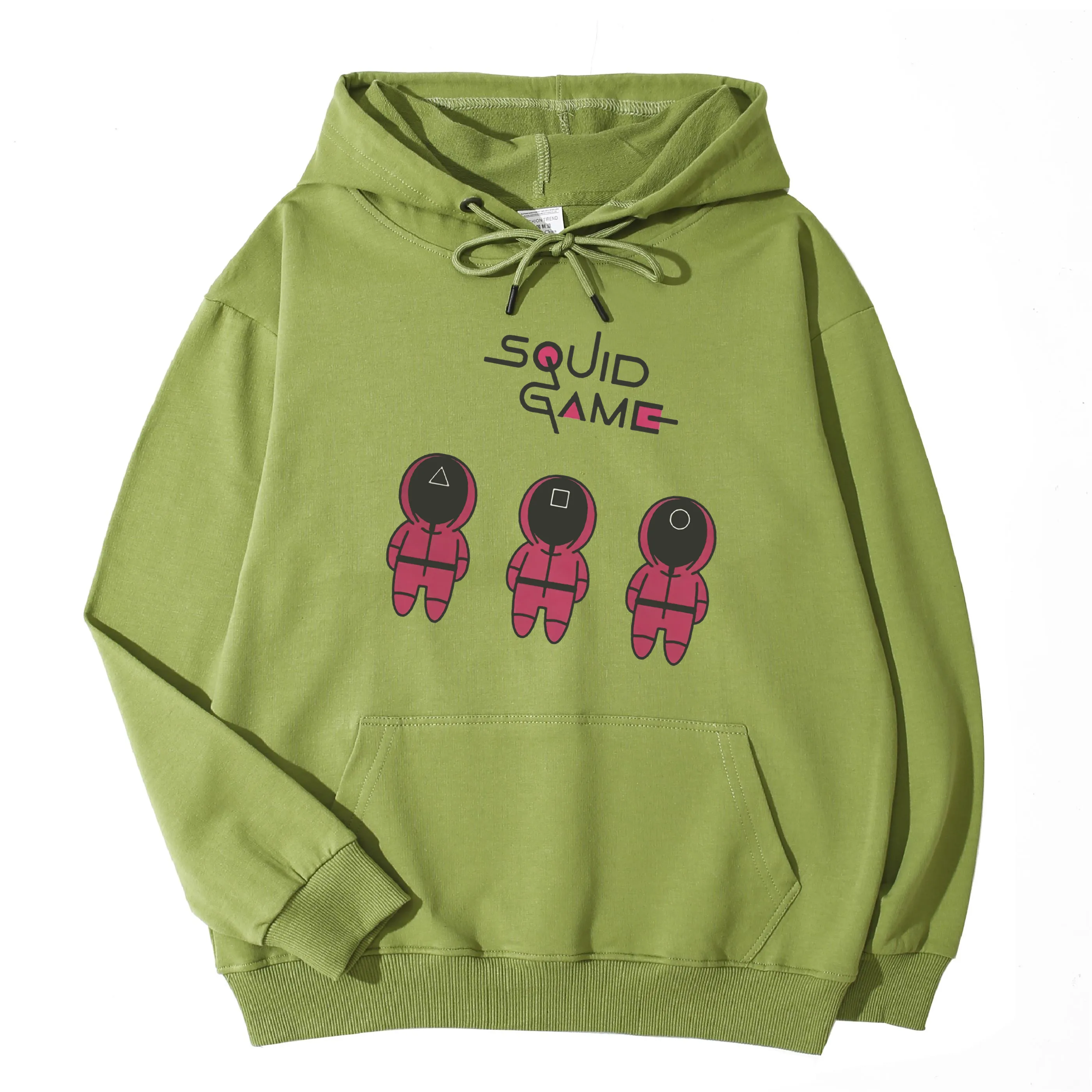 

Squid Game Cute Stickers Autumn Winter Custom Unique Design Hoodie Pocket Pullover Hoodie Sweatshirt Sweatshirt Unisex Top
