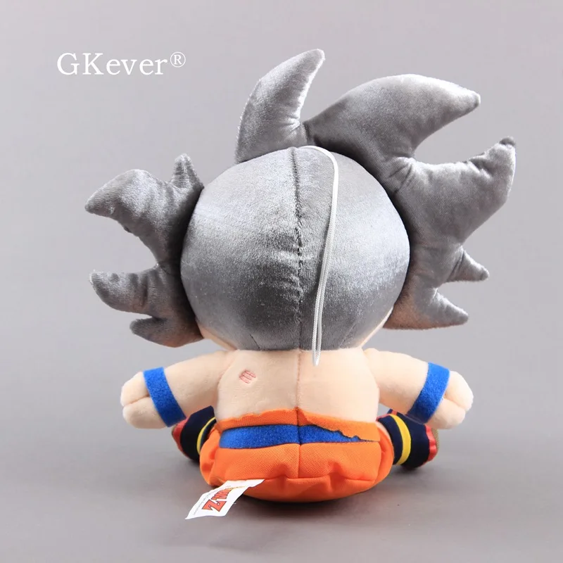 Dragon Ball Z Супер Saiyan Goku серебряные волосы " 20 см фигурка, плюшевая игрушка мягкие куклы Детский подарок