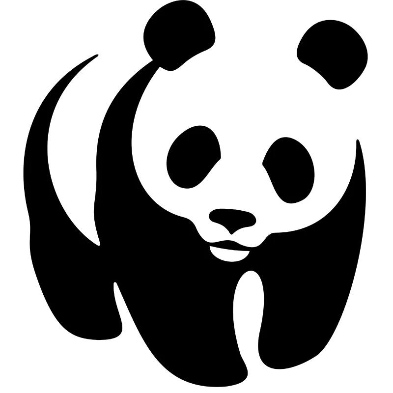 Забавная панда автомобильная наклейка Декоративная Виниловая для стайлинга