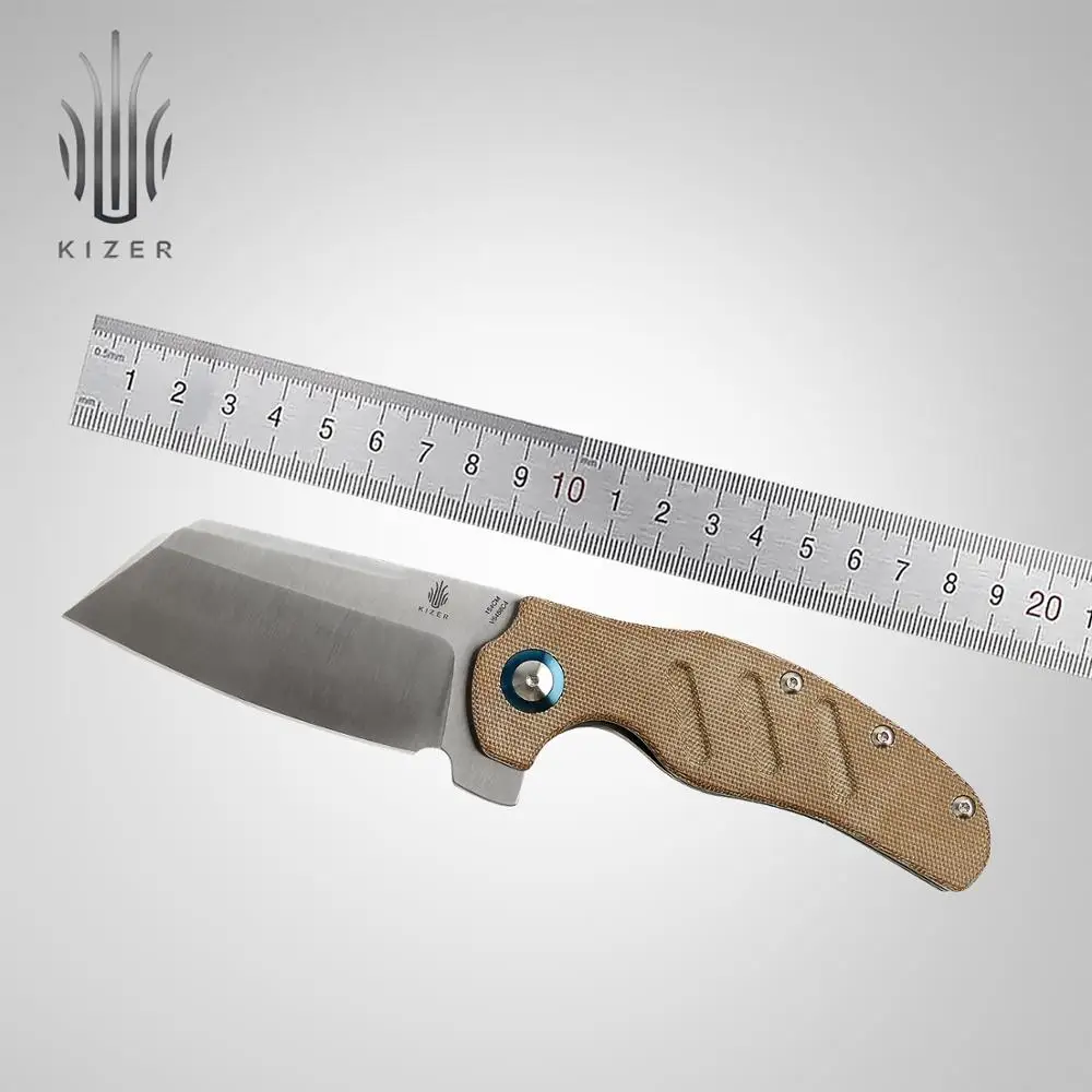 Складной нож Kizer V5488C4 C01C(XL) большой 9 3 дюйма с ручкой из микрокарты для кемпинга на