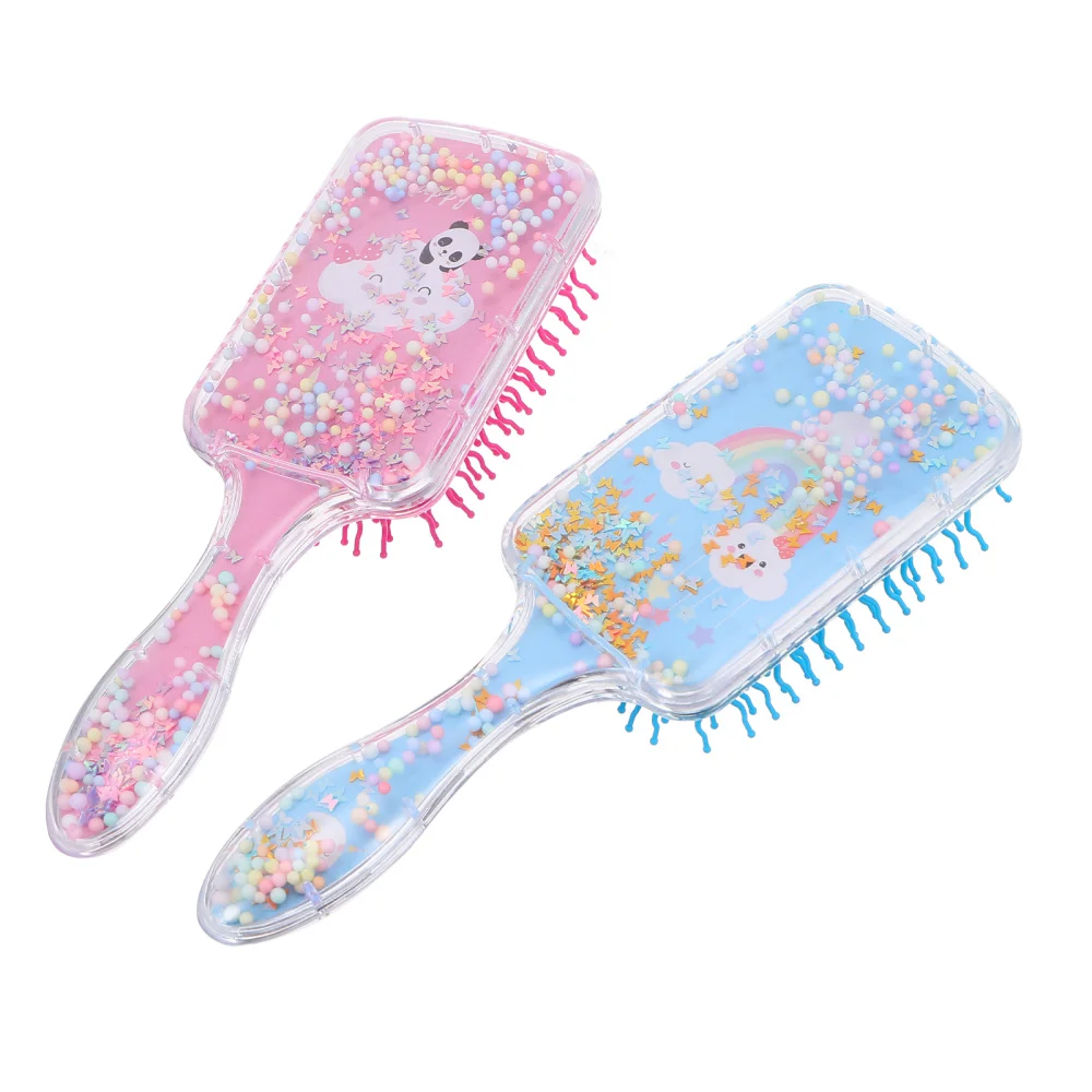 

2Pcs Kids Combs Hair Scalp Massagers Hair Styling Combs (Assorted Color)