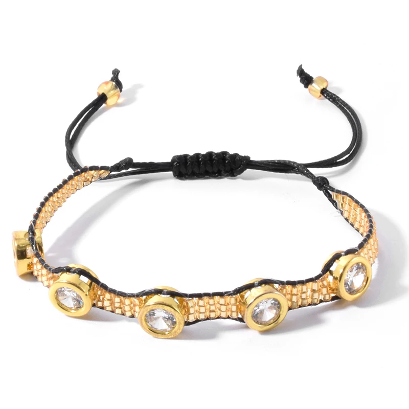 

Rttooas Leather Cuff Bracelet For Women Vintage Leopard Charm Bracelets Pink Miyuki Beaded Jewelry Couple Bracelets