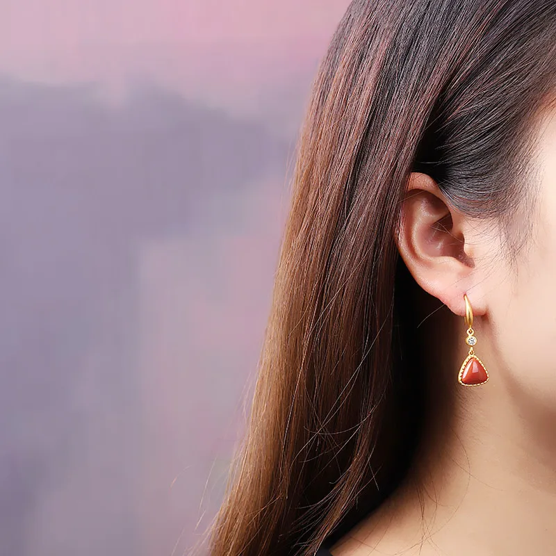 KJJEAXCMY бутик ювелирные изделия s925 Стерлинговое серебро позолоченные женские