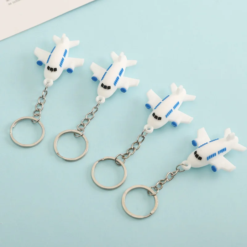 4 шт. силиконовых кейсов брелоки с самолетами кулон брелок дружбы Best Friend