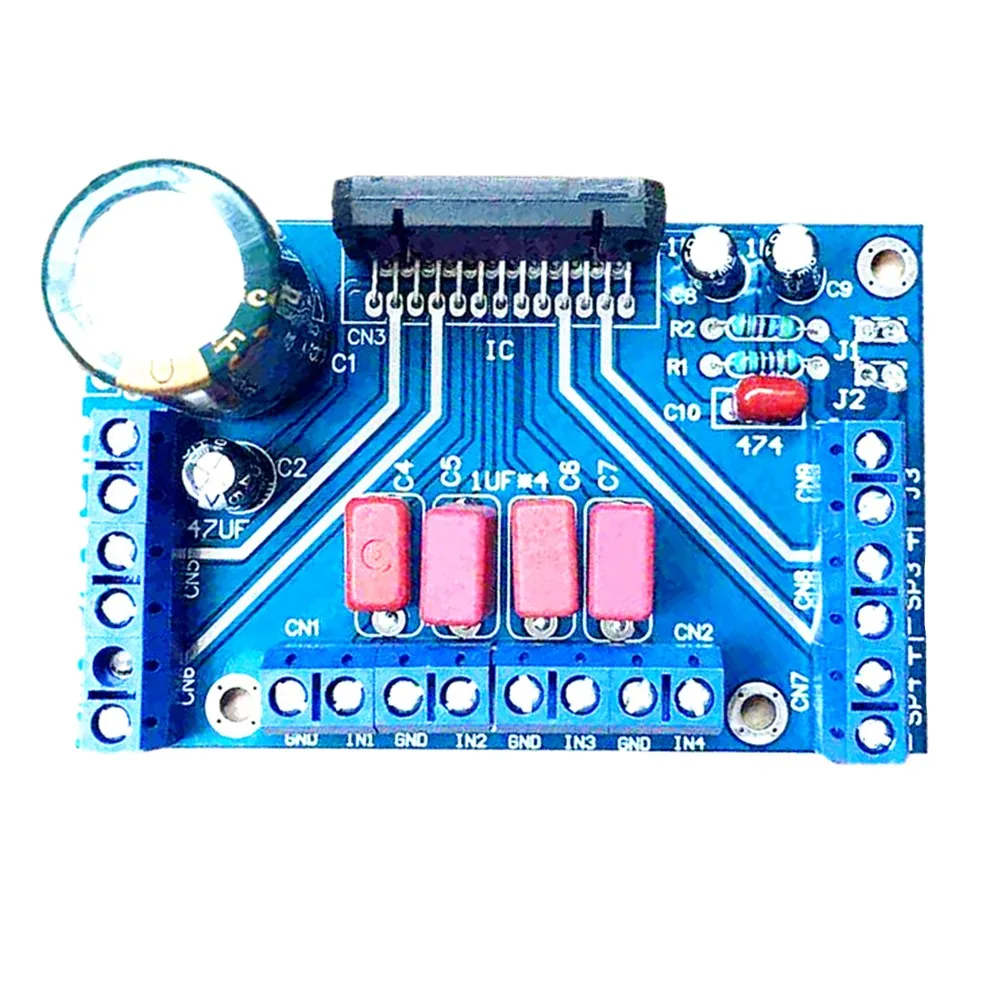 DIY kit детали TDA7388 4 канала 4x41 вт аудио печатная плата усилителя мощности BTL PC