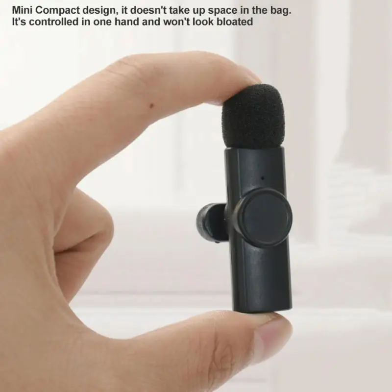 Беспроводной микрофон с зажимом для воротника BT 5 2 интеллектуальное