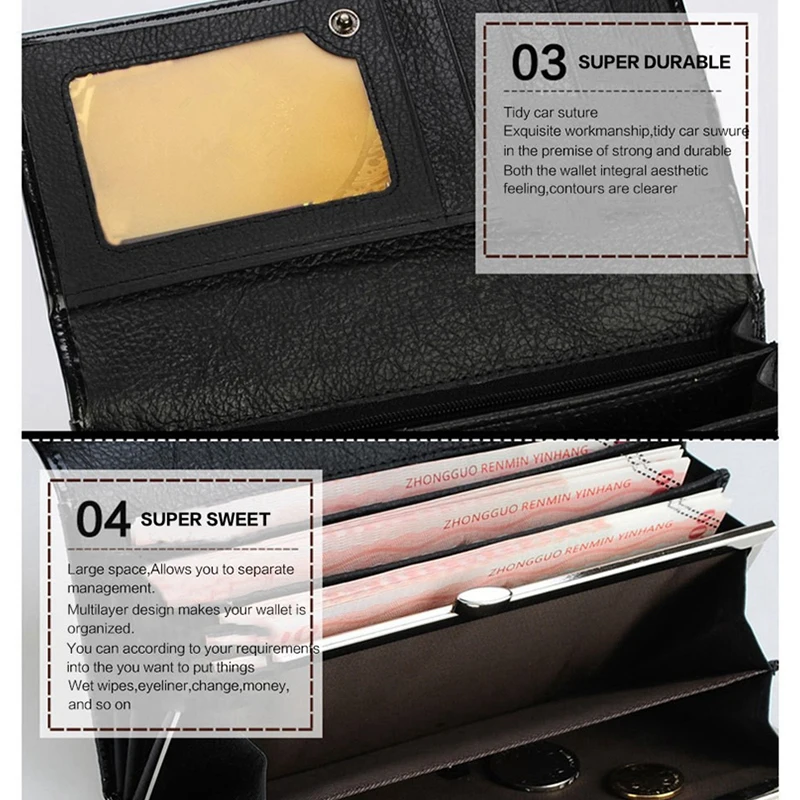 Женский кошелек женские кошельки держатели из натуральной кожи 3D тиснение