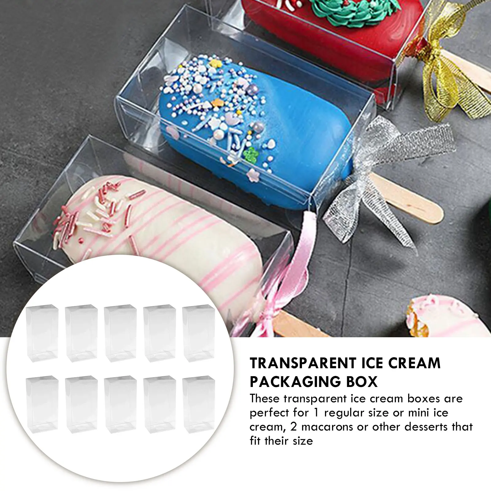 

10 шт./лот прозрачная коробка из ПВХ в форме подушки, Подарочная коробка, прозрачная подарочная упаковка для конфет, Подарочная коробка для у...