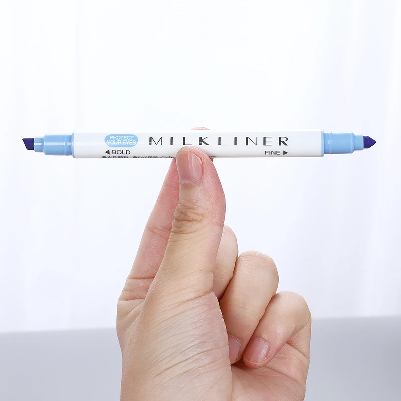 Школьный маркер, ручка для студентов, Mildliner, текстовые маркеры, кисти, ручки, пастельные маркеры, акварельные Флуоресцентные Ручки для рисования, 04428
