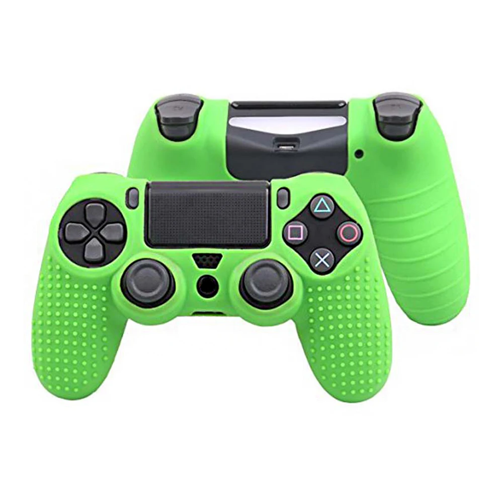 8 цветов Противоскользящий Силиконовый чехол для sony playstation Dualshock 4 PS4/Pro/тонкий контроллер аксессуары и ручка