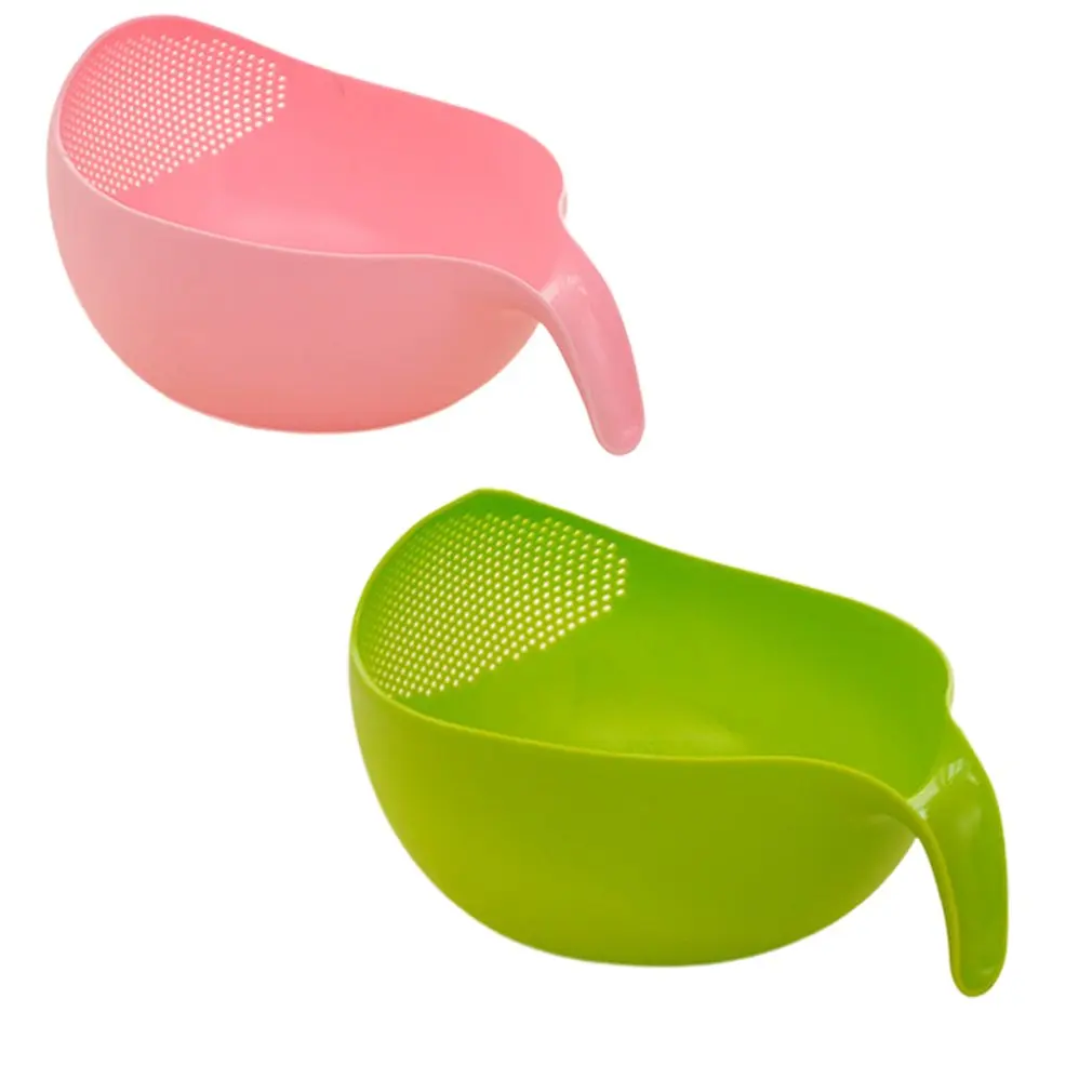 

Rice Washing Machine Washing Rice Sieve Household Kitchen Plastic Thickening Drain Washing Basin Washing Fruit Basket