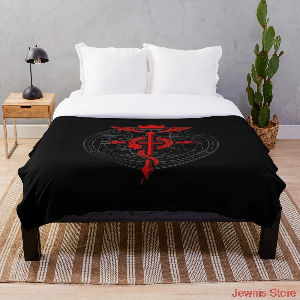 

Fullmetal Alchemist Flamel Decke Fleece Kunstdruck Kinder Warme Bett Decke neugeborenen sommer-kind-bay von Decke Jungen Erwachs