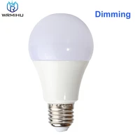 dimmable led bulb ac220v e27 screw port 5w 7w 9w no flicker eye protection three proof design pc lampshade lighting