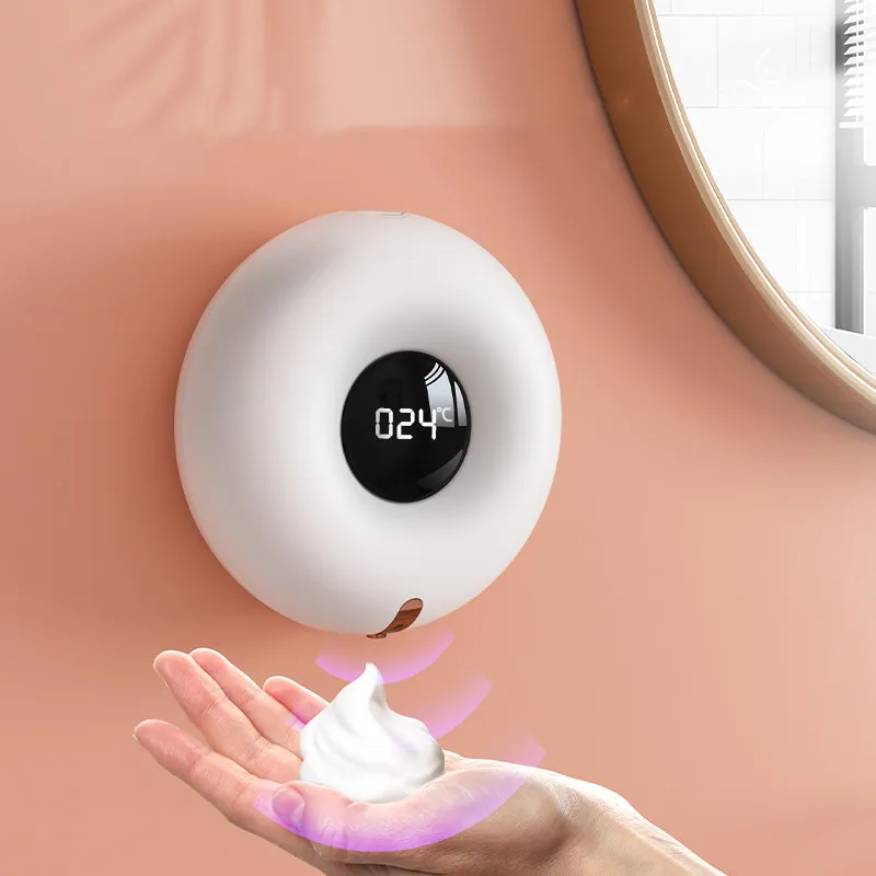 

LED Display Automatic Induction Foaming Hand Washer Sensor Foam Household Infrared Sensor Soap Dispenser For Bathroom Kitchen