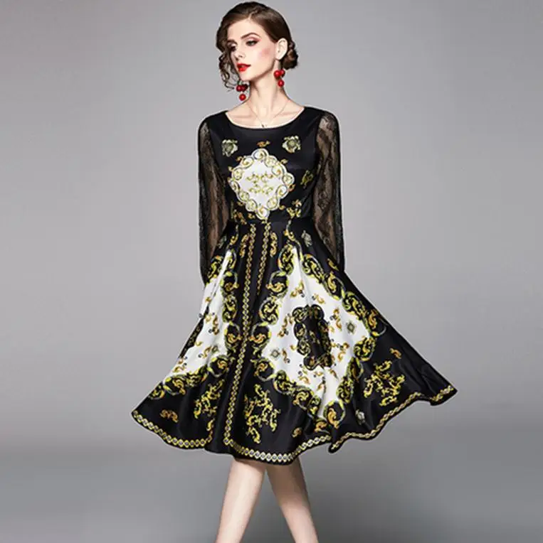 Дизайнерское женское летнее платье 2019 года с вышивкой белое цветочное Сетчатое