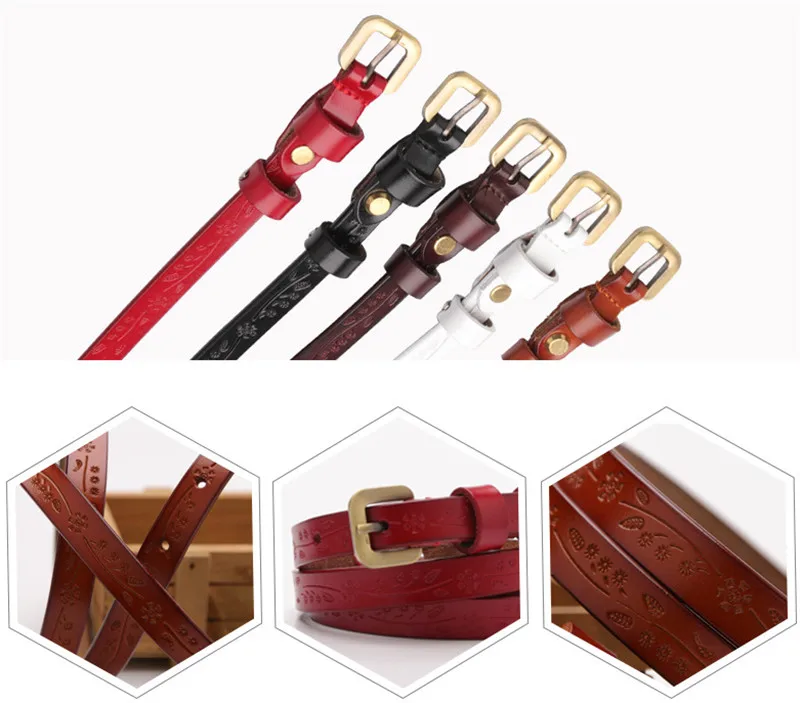 Women high quality genuine leather belt luxury designer belts Women cowskin fashion Strap Jeans for Women's cowboy dress