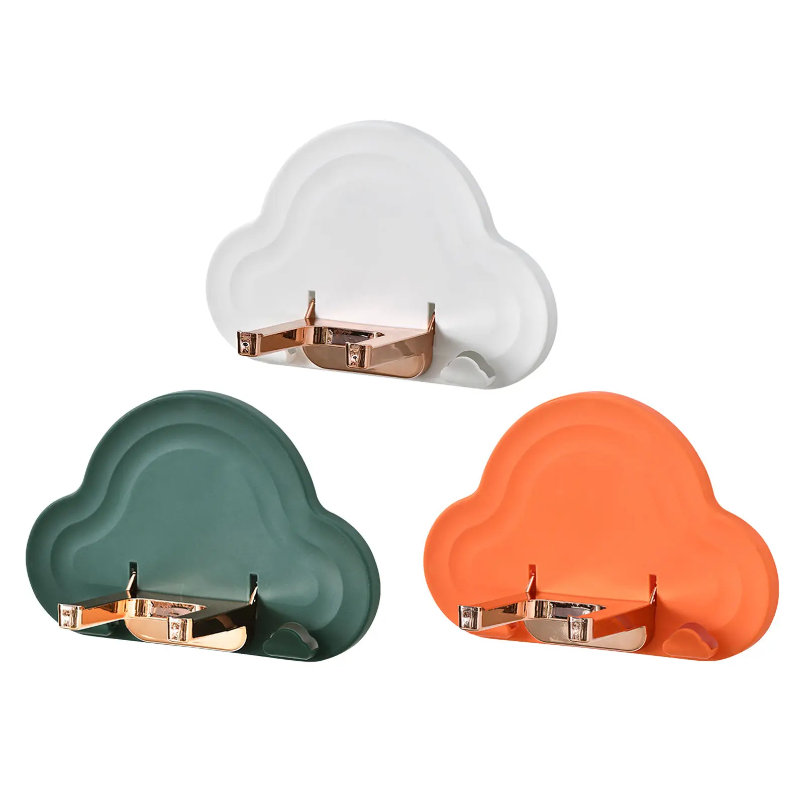 

Настенный держатель для фена для ванной комнаты, складной органайзер без гвоздей с клейкой опорой и крючком, инструмент для укладки