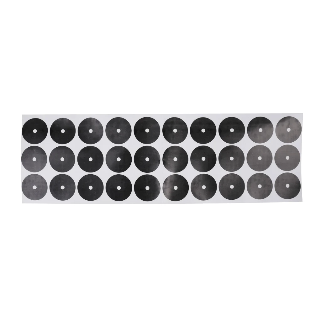 

Set of 96/30Pcs 1.2/3CM Black Round Pool Table Spot Marking Stickers - Self Adhesive Indoor Game Snooker Stickers Accessory