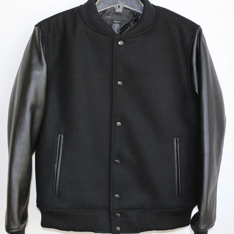 Мужское повседневное пальто из натуральной овечьей кожи с шерстяным кашемиром в