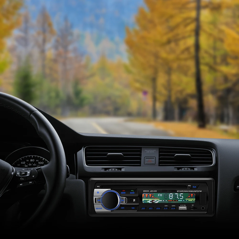 4*60 Вт автомобильное радио Авторадио автомобиля Bluetooth 12 В lcd Автомобильный