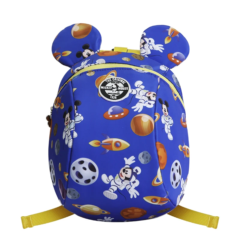 Disney «Микки-Маус», рюкзак с фотоизображением для мальчиков и девочек 1-3-6 лет, Детская стильная футболка с изображением персонажей видеоигр, маленькая сумка, сумка на плечо, анти-потерянный рюкзак - Цвет: Color1