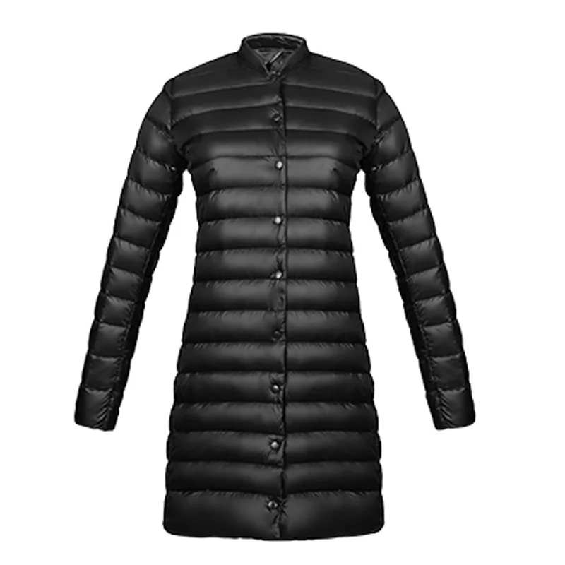 Пуховик женский новинка 2018 стильный внесезонный специальная цена тонкий средней