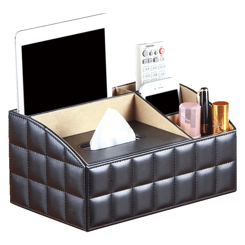 Семейная коробка для салфеток Настольная хранения с дистанционным управлением |