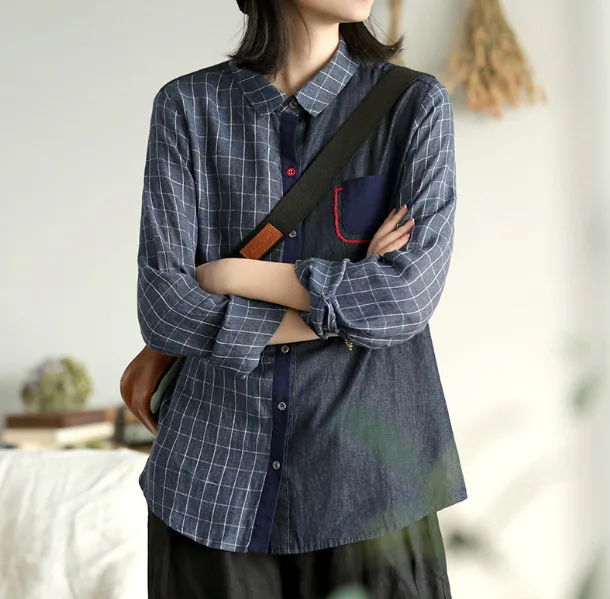 Осенняя блузка модная повседневная женская рубашка 2019 новые женские топы