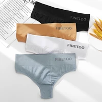 finetoo womens sexy thong cotton low waist sports underwear t back plus size seamless panties teen girls femme lingerie