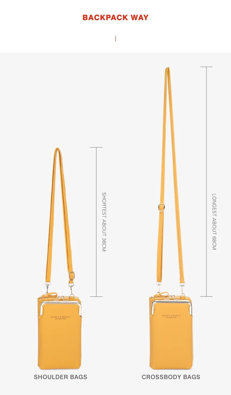 2021 Fashion Small Crossbody Bags Women Mini PU Split Leather Shoulder Messenger Bag For Girls Yellow Bolsas Ladies Phone Purse