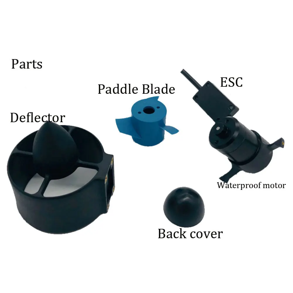 Подводный двигатель CW/CCW водонепроницаемый электрический пропеллер 12 В/1 2 кг для