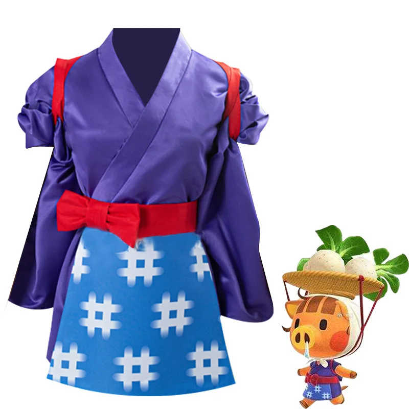 Gioco animale Cosplay incrocio Daisy Mae Costume Kimono abito Outfit costum...