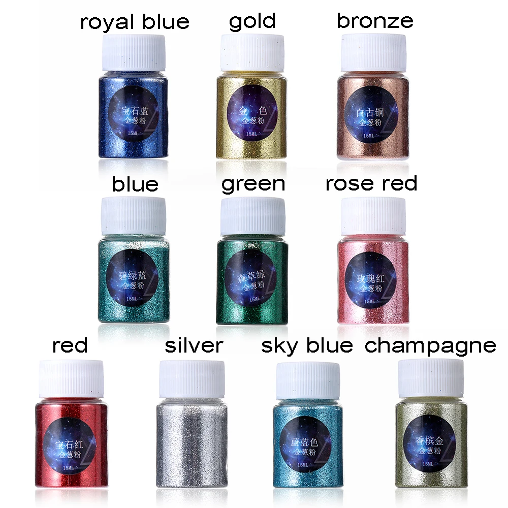 Яркий блестящий порошок материал для украшений сделай сам 15 мл |
