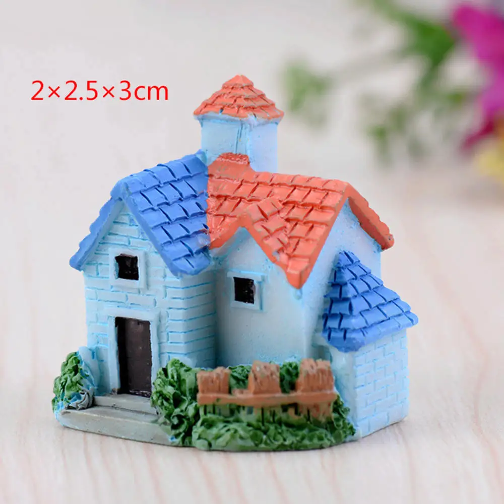 4 шт. DIY Миниатюрный Кукольный домик Сад бонсай пейзаж вилла смола подарок на день