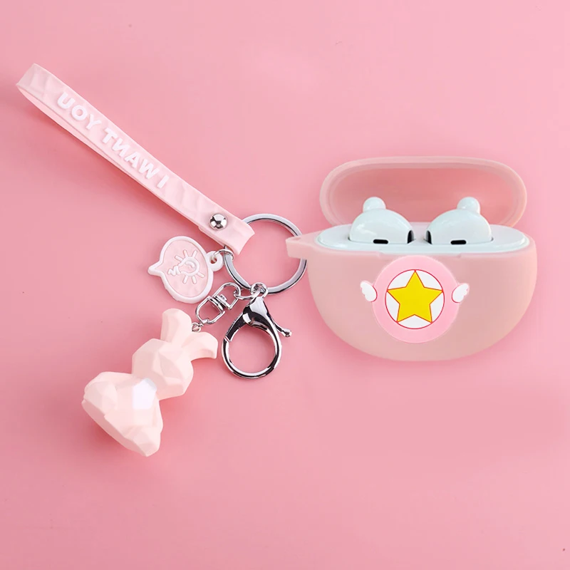 

Милый мультяшный чехол для OPPO Enco Air, силиконовые беспроводные Bluetooth-наушники, защитный чехол для oppoair