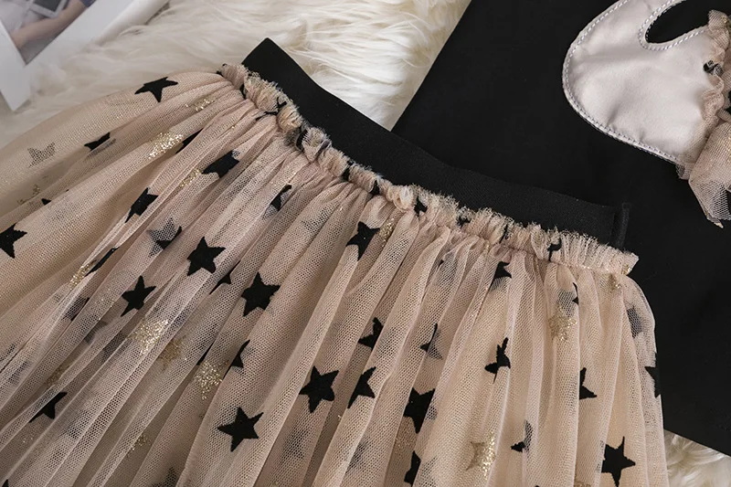 Летние Детские комплекты с короткими рукавами детская одежда круглым вырезом