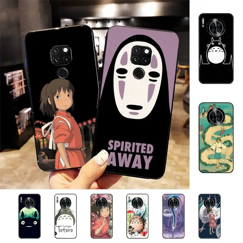 

Cartoon Studio Ghibli Spirited Away Totoro Phone Case For Huawei Nova 3I 3E mate20lite 20Pro 10lite Luxury funda case