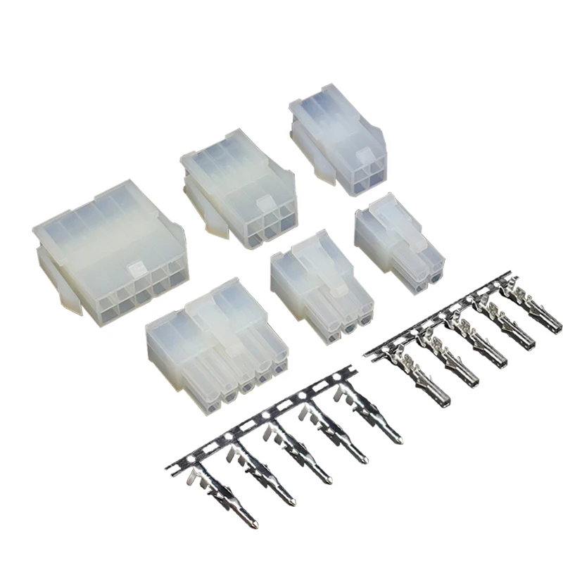 10 set 5557/5559 2x2/3/4/5/6/7/8/9/10/11/12 Pin 24 4.2mm Pitch Terminal/Housing/Pin Header Wire Connector Adaptor 5557 Kits