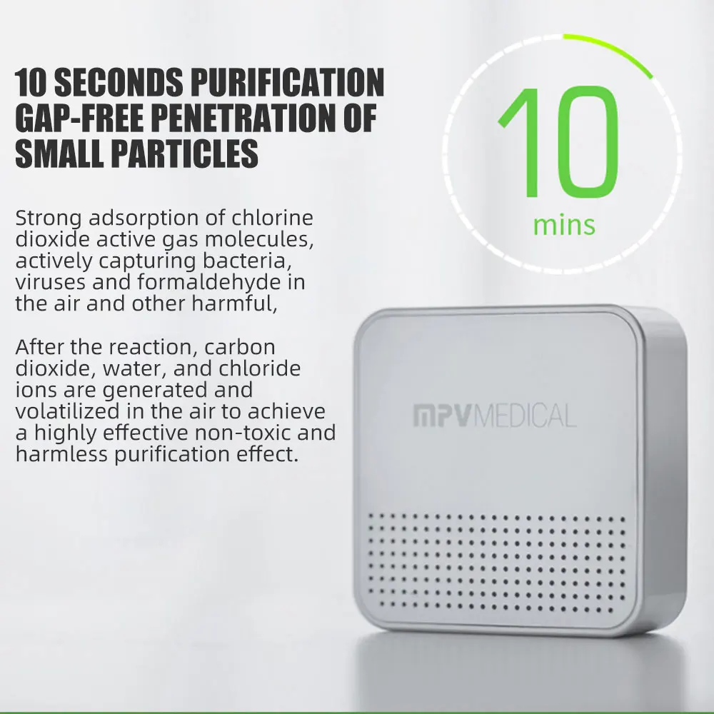 

Pink Portable Personal Air Purifier for Home Office Desktop Car Mini USB Air Cleaner Air Sterilization Box
