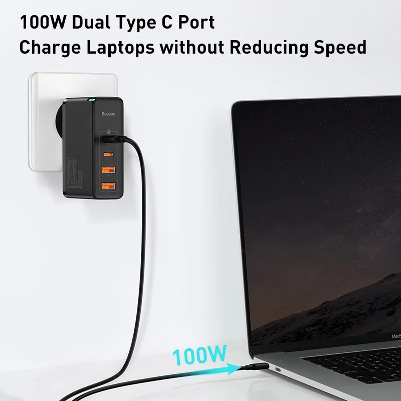 

Зарядное устройство 100 Вт USB Type C PD, быстрое зарядное устройство с быстрой зарядкой 4,0 3,0 USB, зарядное устройство для телефона для MacBook, ноутбука...