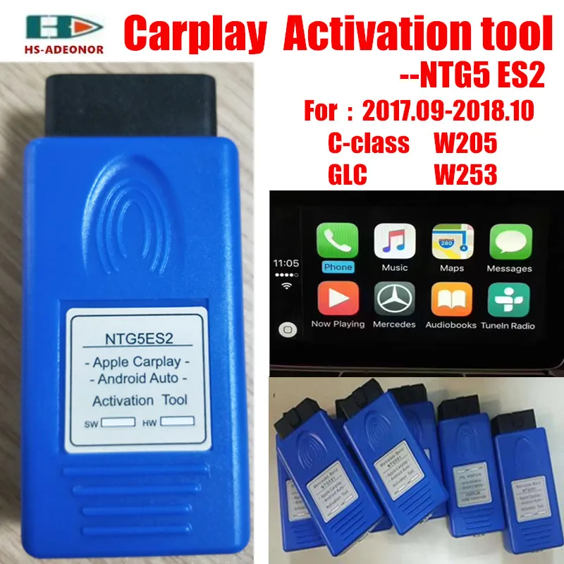 NTG5ES2 NTG5 ES2 для benz c-класса W205 и GLC W253 инструмент для активации Carplay Apple с сентября по октябрь года NTG5.2