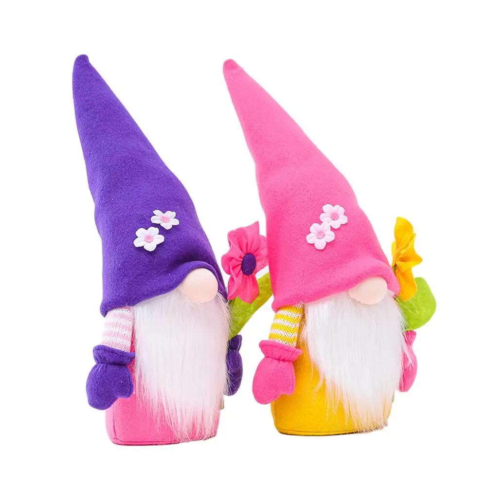 

Sunflower Bumble Bee Striped Gnome Tree Hanging Ornament Doll Decorative Plush Doll Little Pendent DIY Decoration New Listed