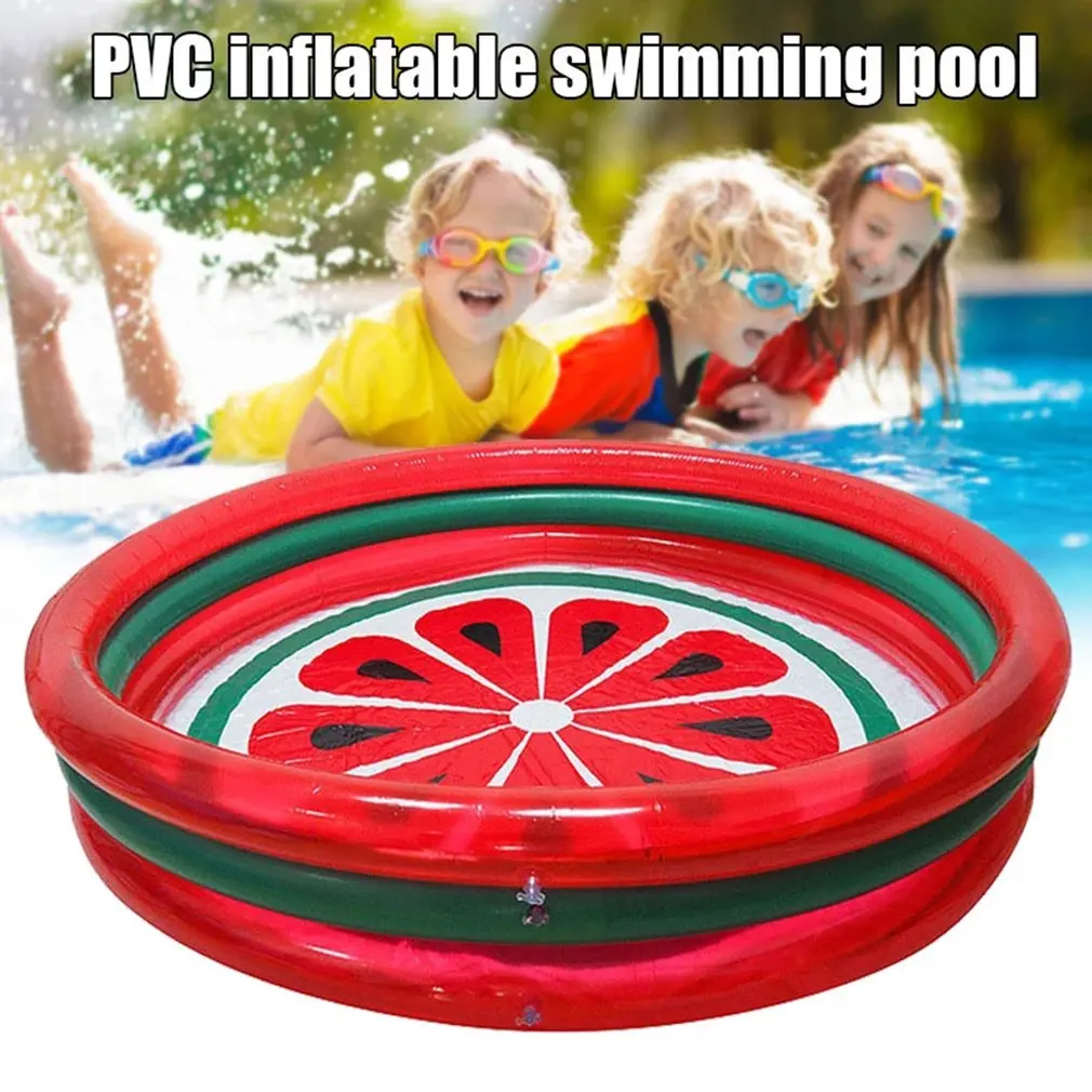 

Three-layer Watermelon Paddling Pool PVC Children Indoor Round Wear-resistant Portable Outdoor Accessories Thick Material