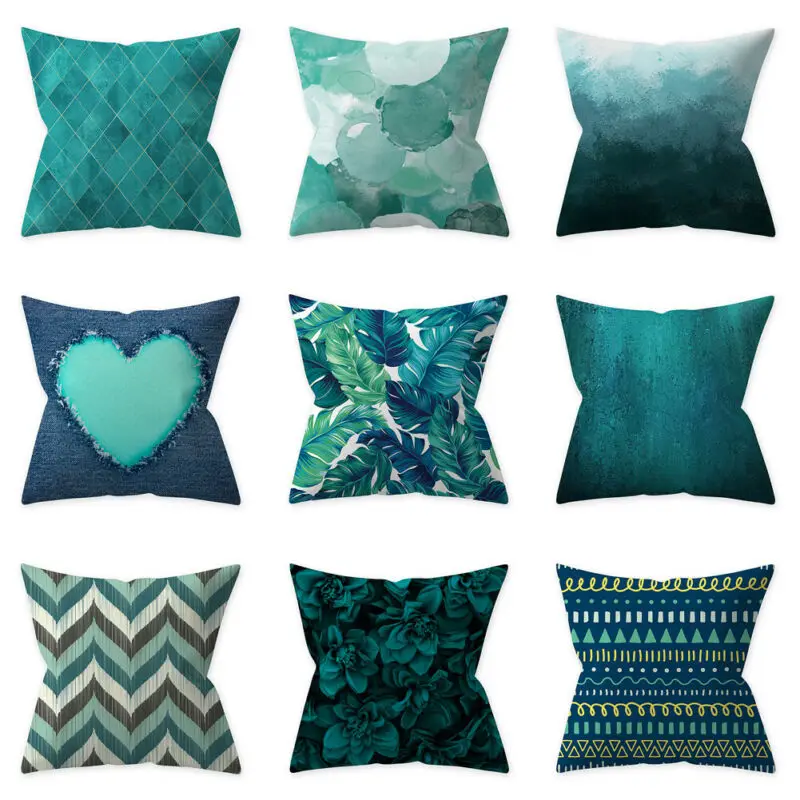 2019 с цветочным принтом из хлопка и льна пледы поясная подушка чехол Чехол для