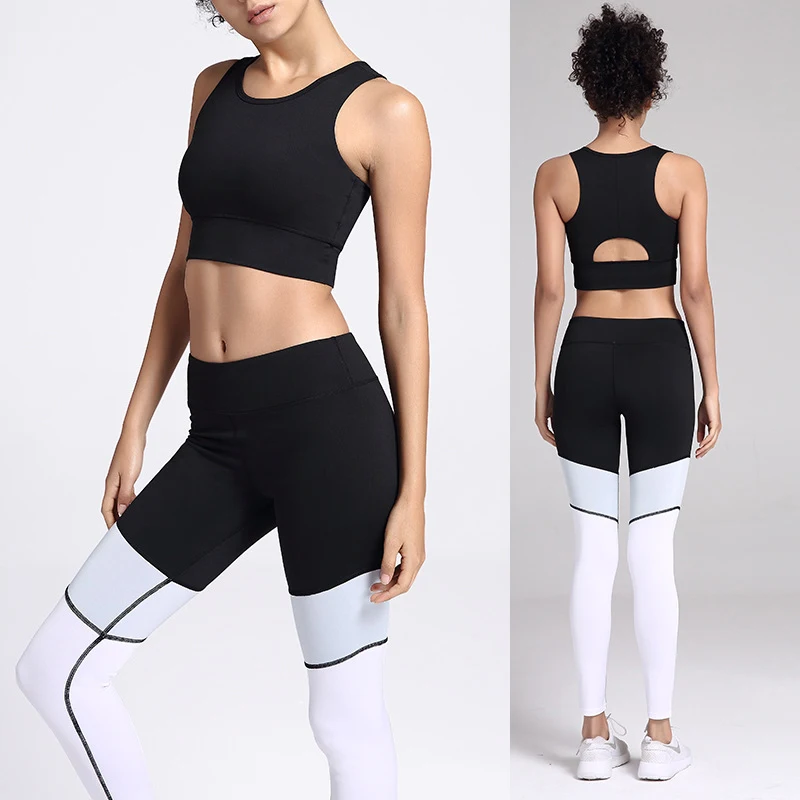 Высокоэластичные элегантные костюмы для йоги женский полый сексуальный