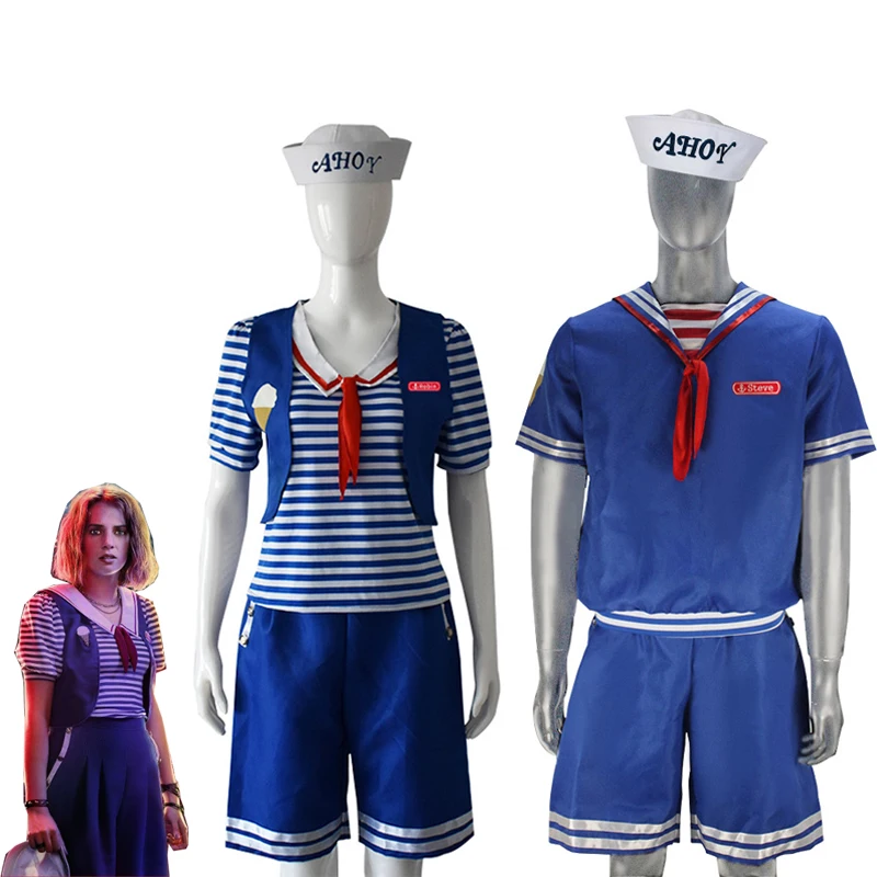 ТВ серии странные вещи Сезон 3 Робин Стива Харрингтон совки Ahoy Косплей Костюм