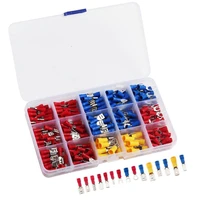 280pcsset cable lugs assortment kit wire flat female and male insulated electric wire cable connectors crimp terminals set kit