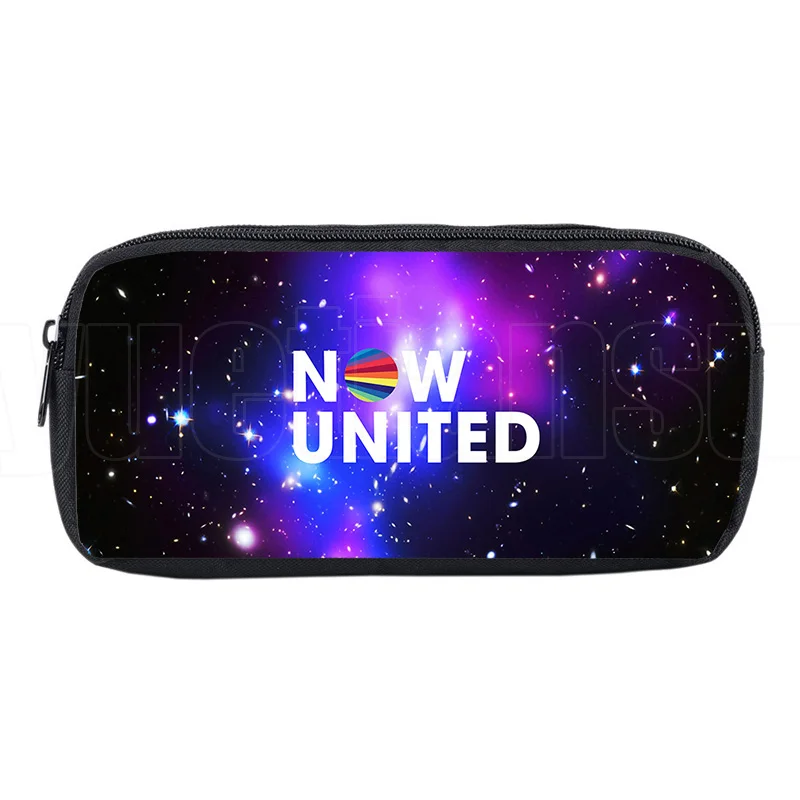 

3D Printed Now United Cosmetic Bag School Supplies Stationery Pencil Case UN Team Zipper Makeup Box Storage Pouch Kids Fashion