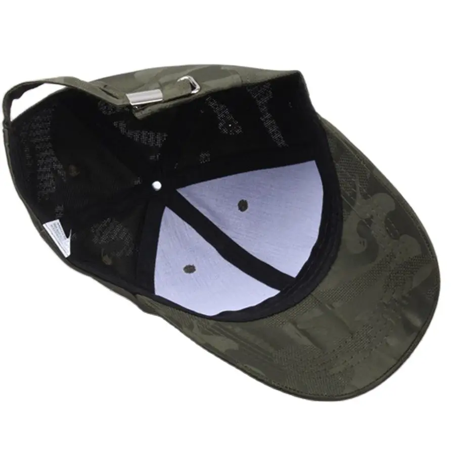 Весенне-осенняя уличная дышащая камуфляжная хлопковая бейсболка с